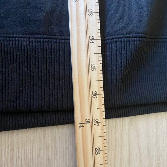 Ed Hardy Men Y2K Spell Out Logo Black Hoodie Sweatshirt Size L Grunge Skater NWT - Picture 10 of 12